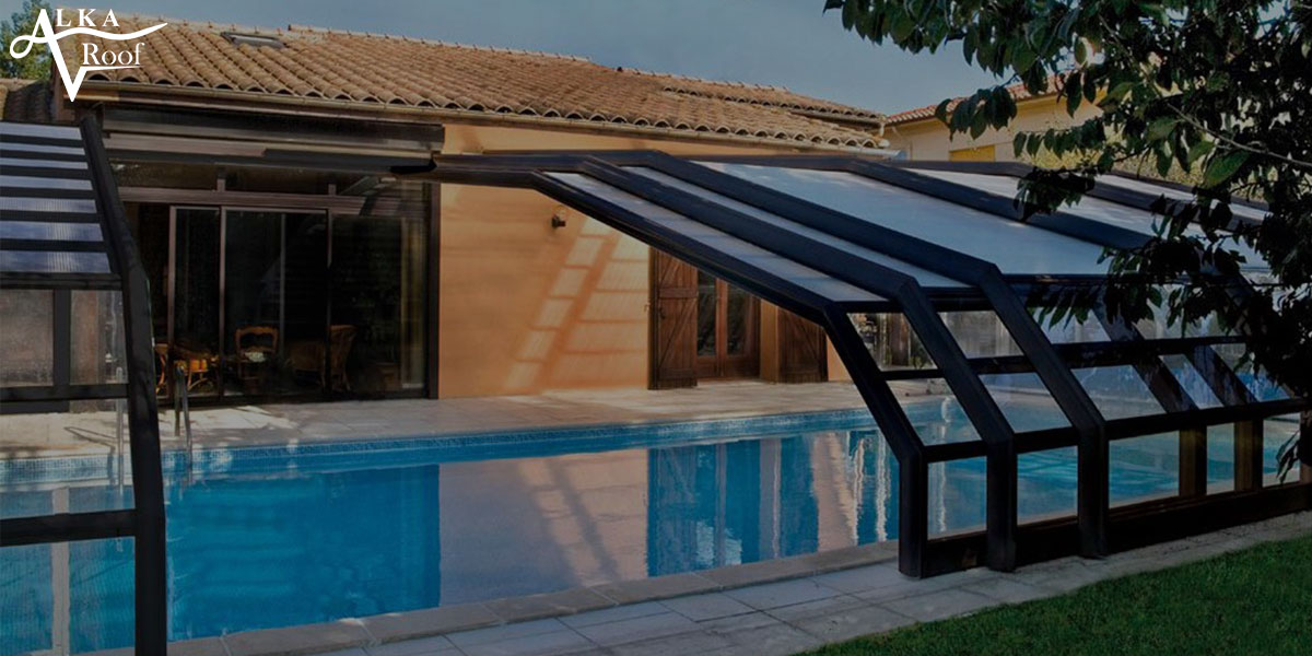 عکس سقف متحرک استخر در کرج