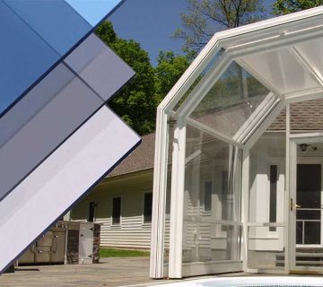 عکس سقف با ورق پلی کربنات