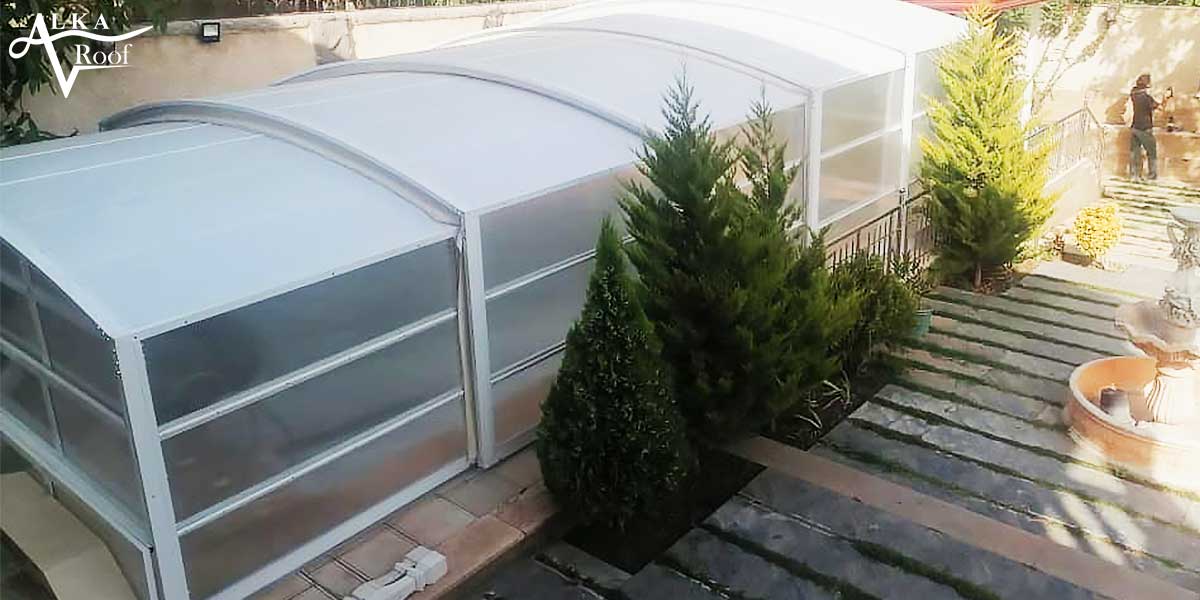 عکس بهترین نوع پوشش برای سقف استخر