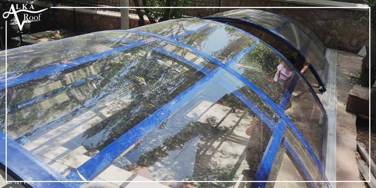 بهترین نوع پوشش برای سقف استخر