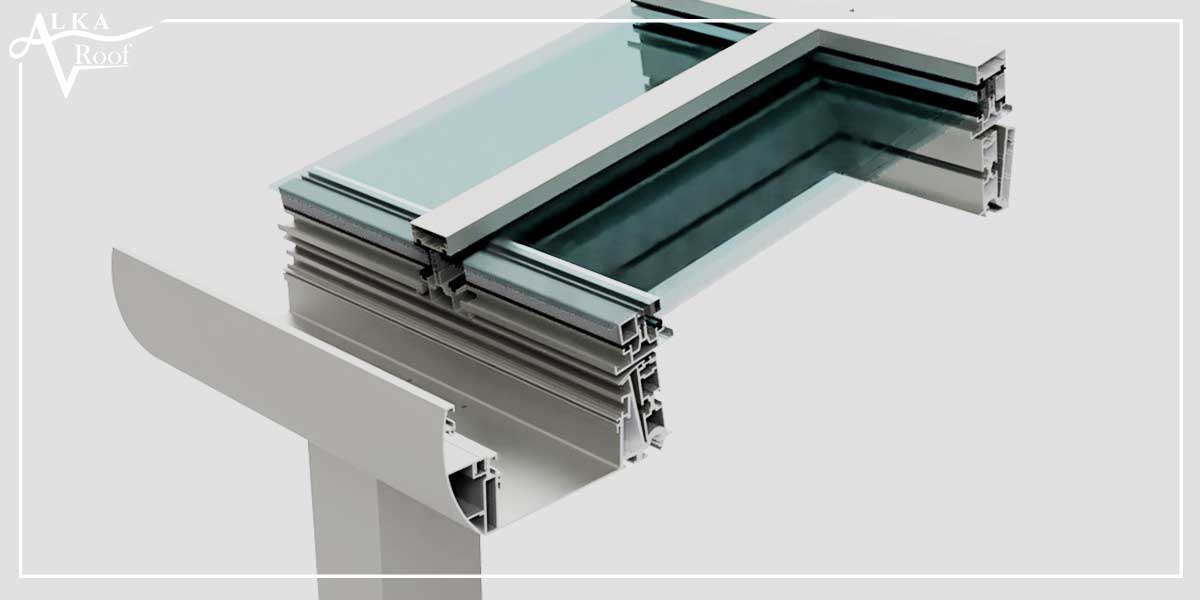 اجزای تشکیل دهنده سقف کتحرک شیشه ای