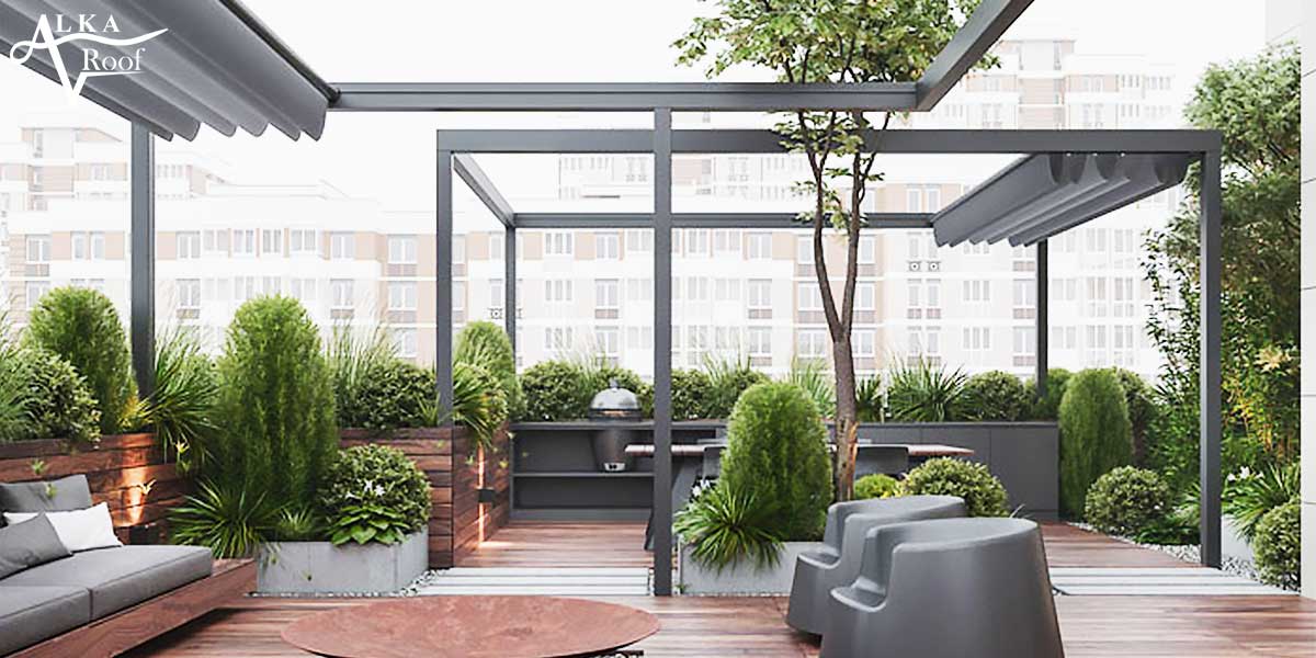 سقف متحرک روف گاردن