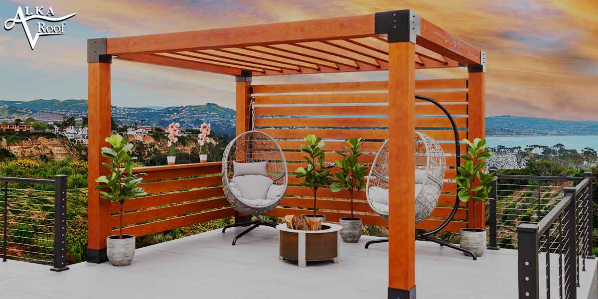 سقف متحرک پرگولا pergola