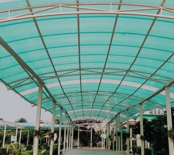 سقف پلی کربنات برای پارکینگ ماشین