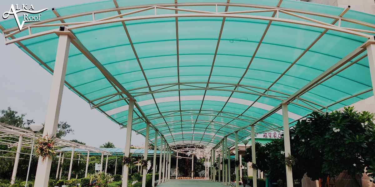 سقف پلی کربنات برای پارکینگ ماشین