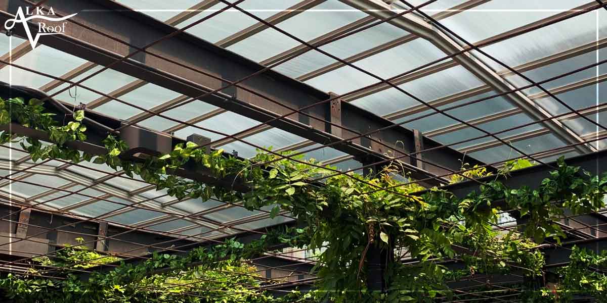 سقف متحرک گلخانه