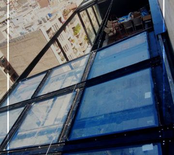 سقف متحرک برقی روف گاردن در گلشهر کرج