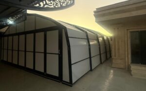 سقف متحرک استخر